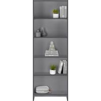 Regal in Anthrazit - Anthrazit, MODERN, Holzwerkstoff (60/175/24cm) - Based