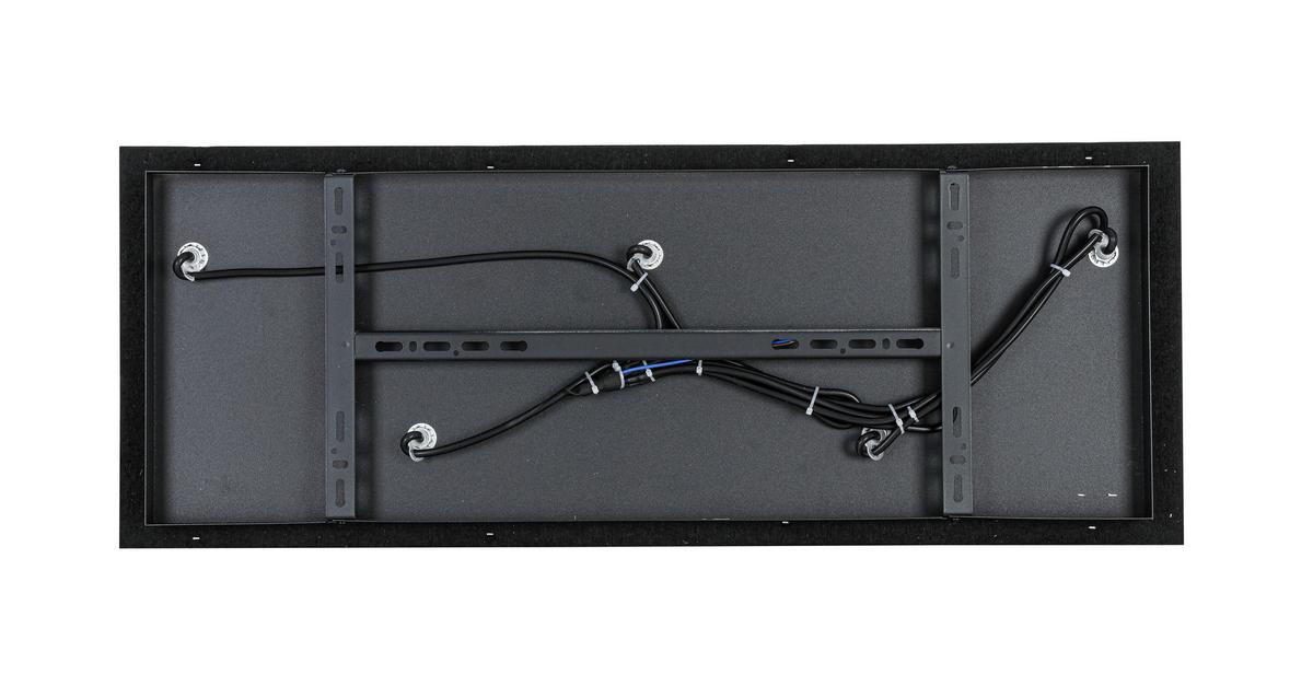 Hängeleuchte Panela Schwarz/Eichefarben max.25Watt - Chromfarben/Eichefarben, Modern, Glas/Holzwerkstoff (75/28,5/120cm) - Mömax