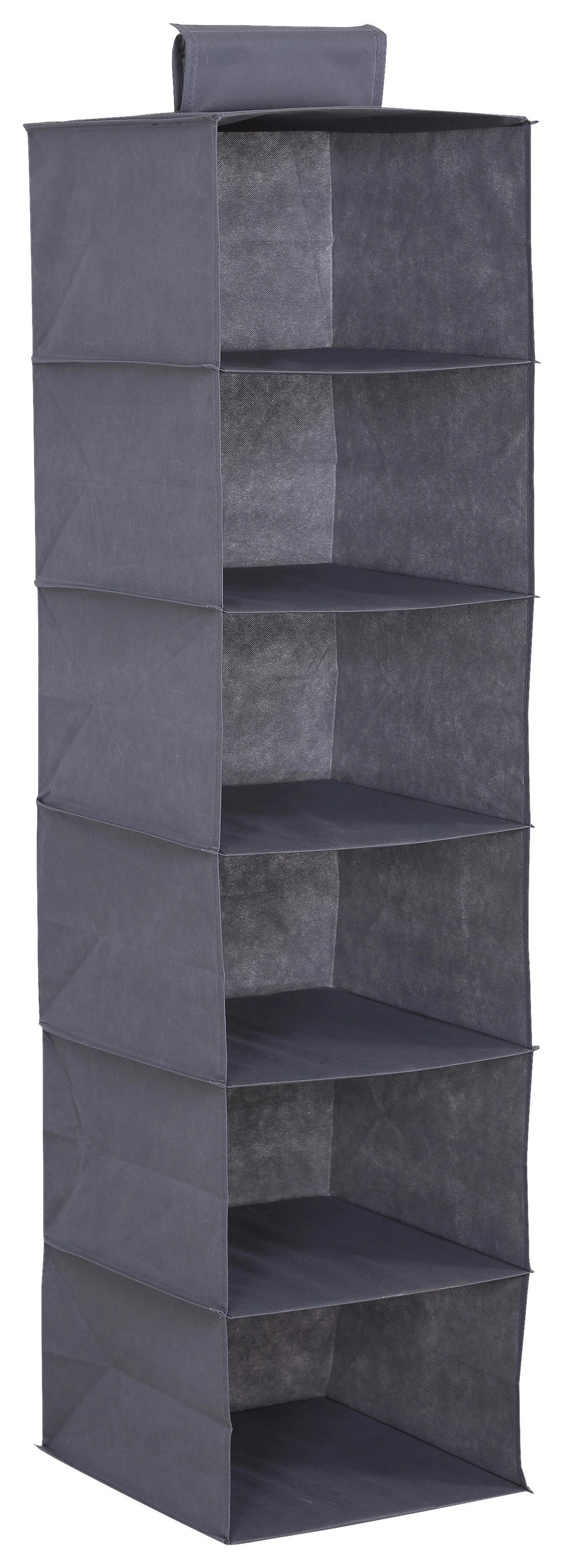 Organizator suspendat KLÄCK -SB- - gri, Konventionell, carton/textil (33/125/35cm) - Modern Living