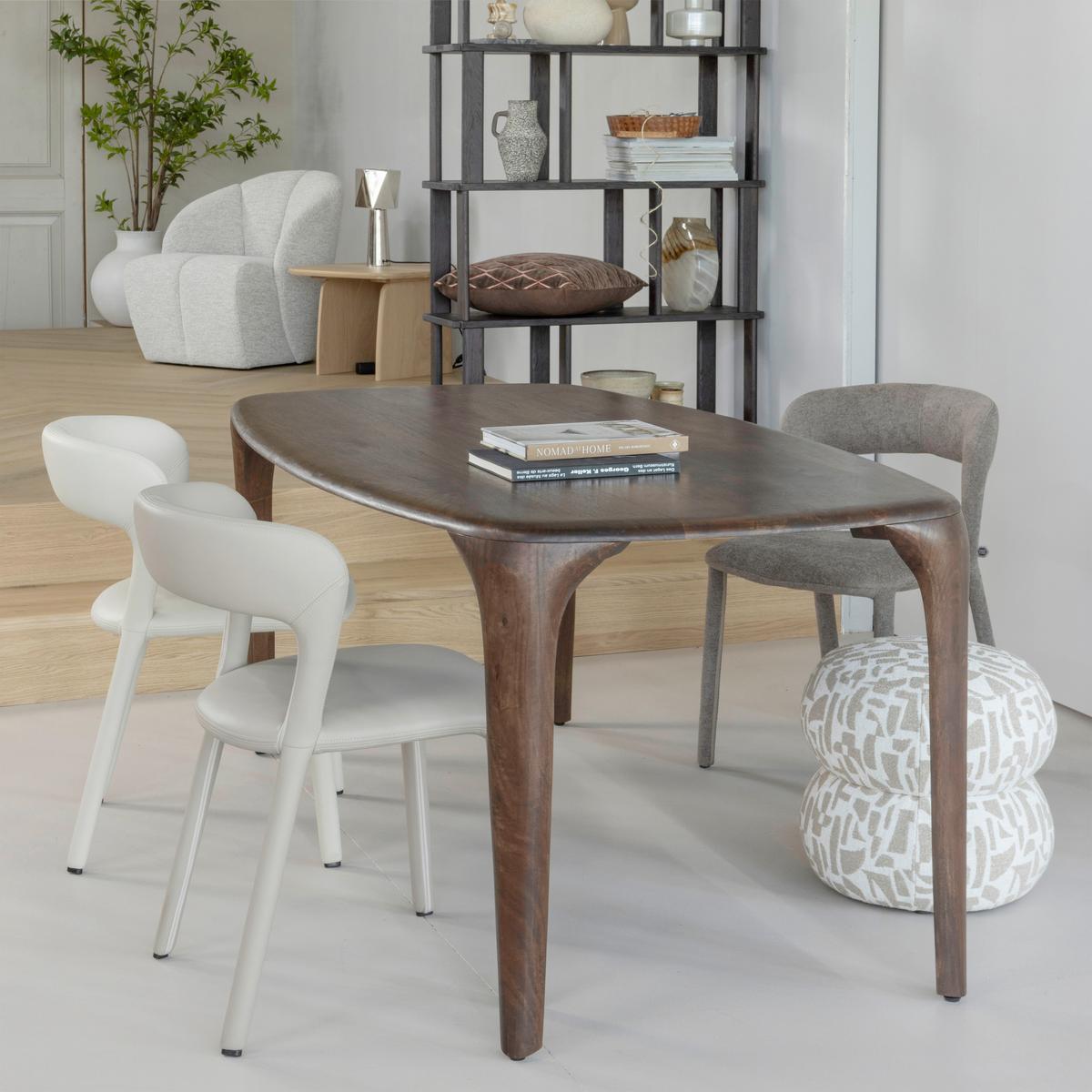 Esstisch Fiore Dunkelbraun L: 190cm - Dunkelbraun, MODERN, Holz (190/95/76cm) - Livetastic
