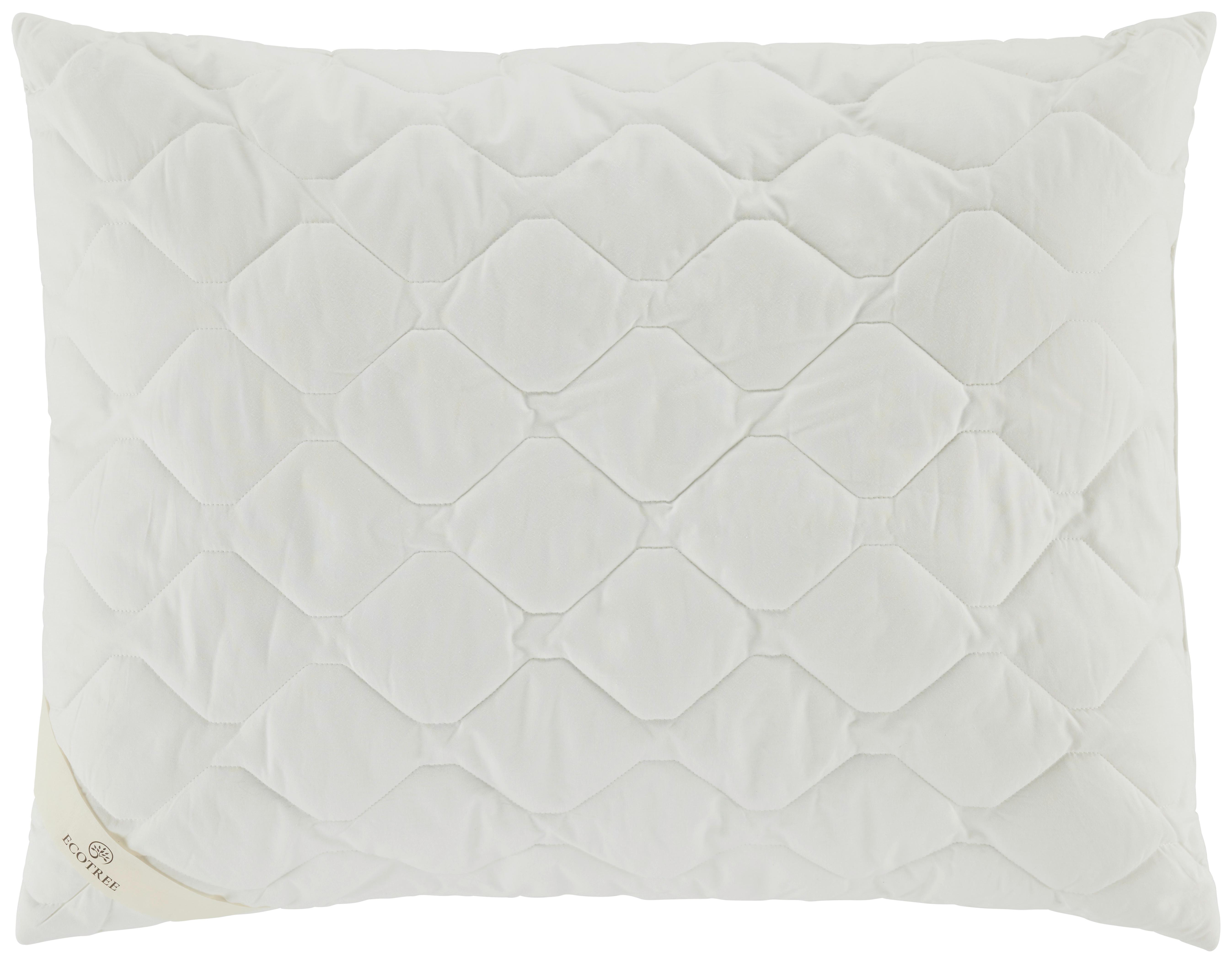 Kopfpolster Green Concept in Weiß ca. 70x90cm - Weiß, MODERN, Textil (70/90cm) - ecoTree