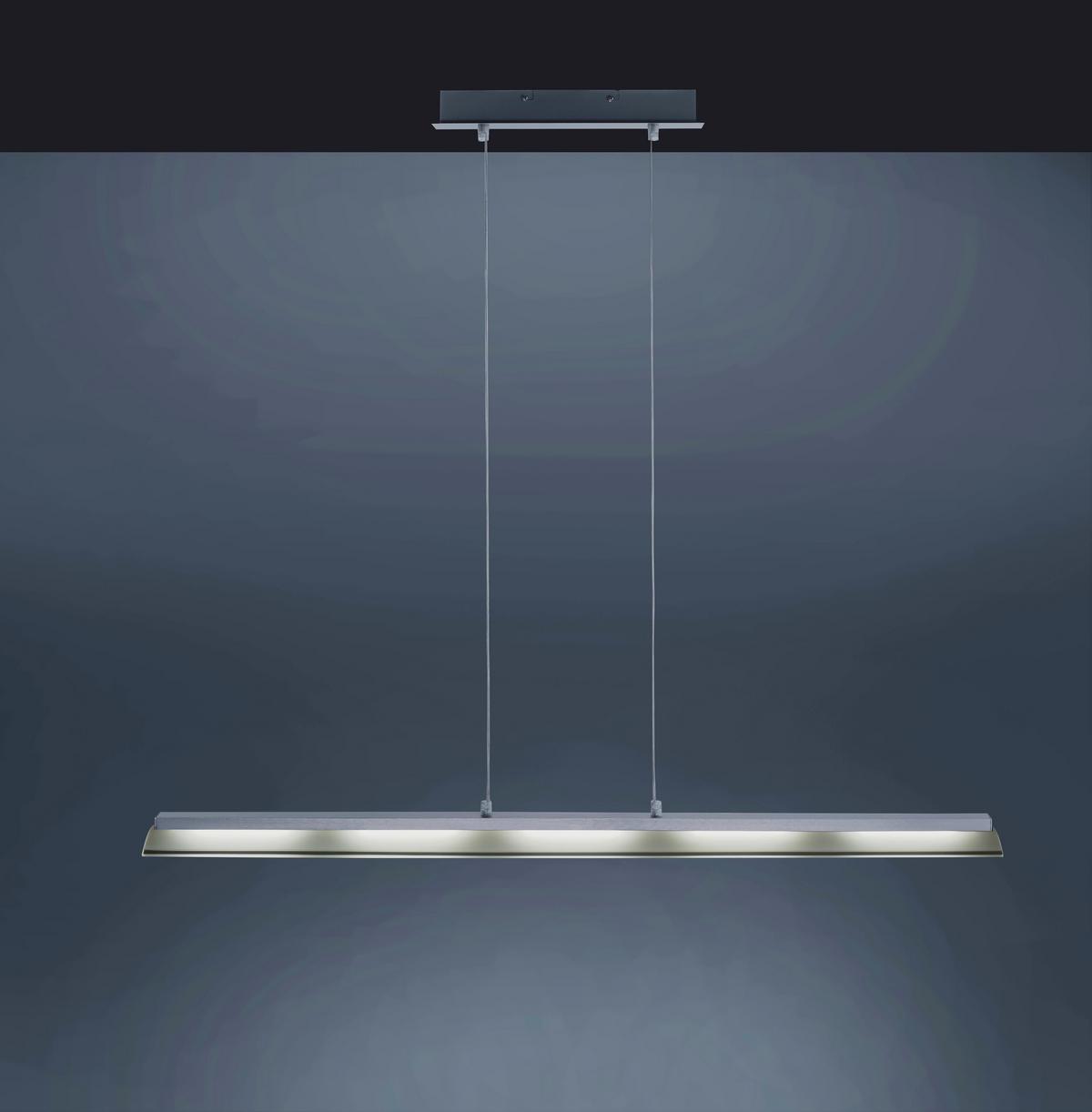 Viseča Led-svetilka Lolasmart - Zara, Srebrna, 5 X 4 W - srebrne barve, Moderno, kovina/umetna masa (100/8/120cm)