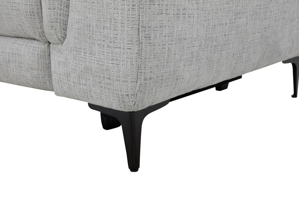 2-sed Berlin - siva/črna, Moderno, kovina/umetna masa (216/94/95cm)