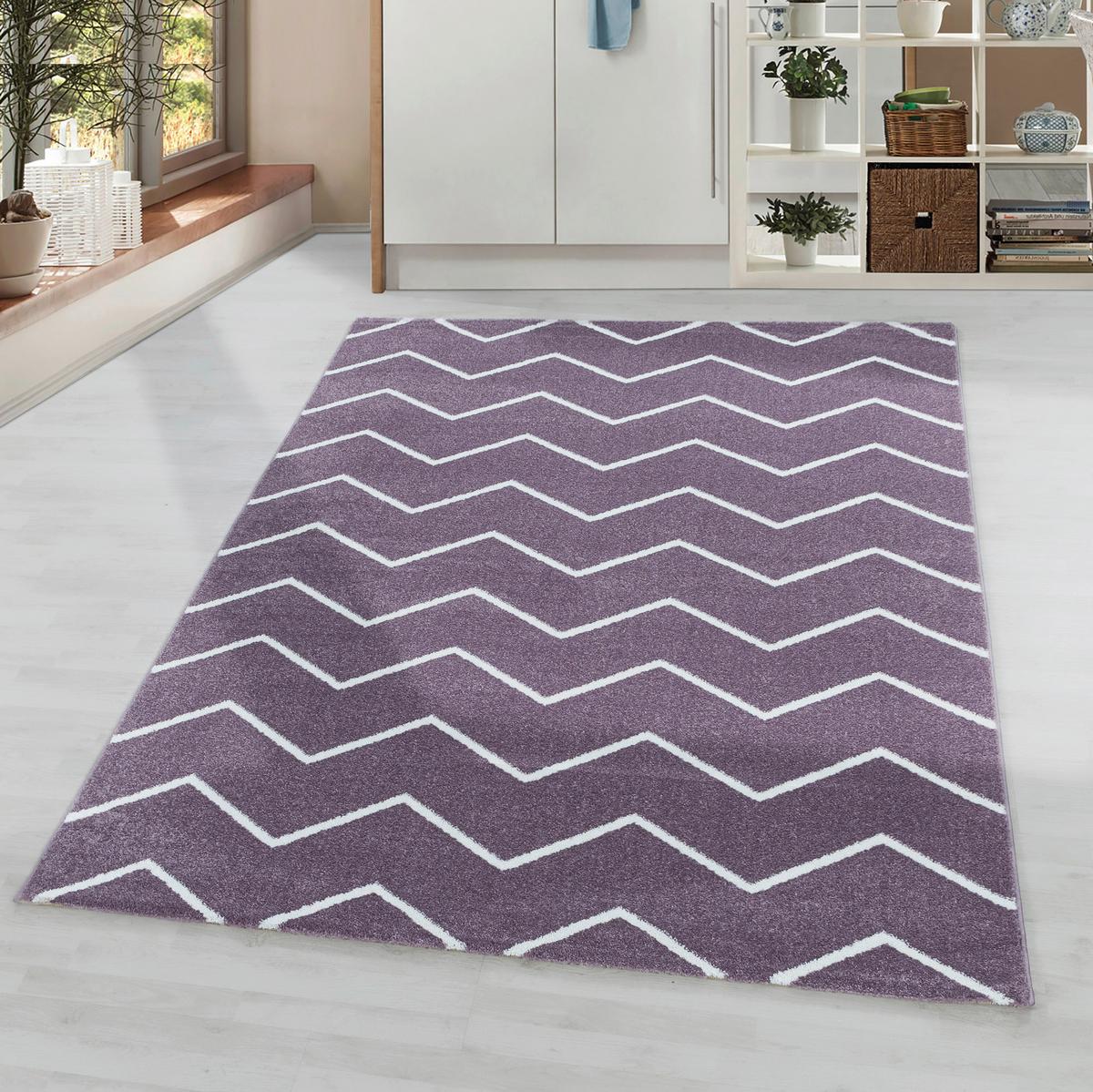 Shaggy Rio Lila ca. 80x250cm - Lila, Basics, Textil (80/250cm)