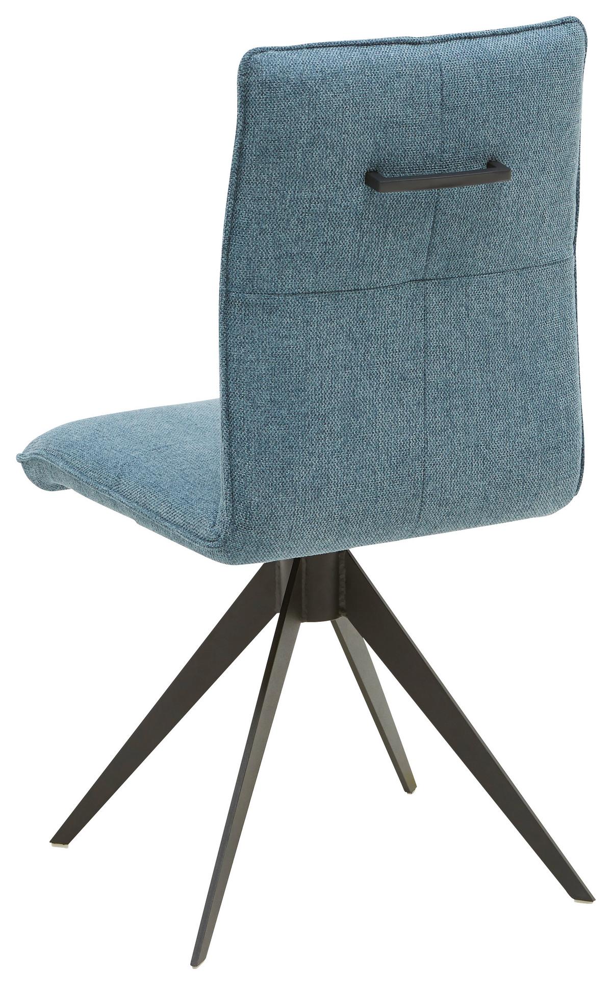 KRZESŁO PLAY - niebieski/czarny, Design, metal/tkanina (46/91/62cm) - Dieter Knoll
