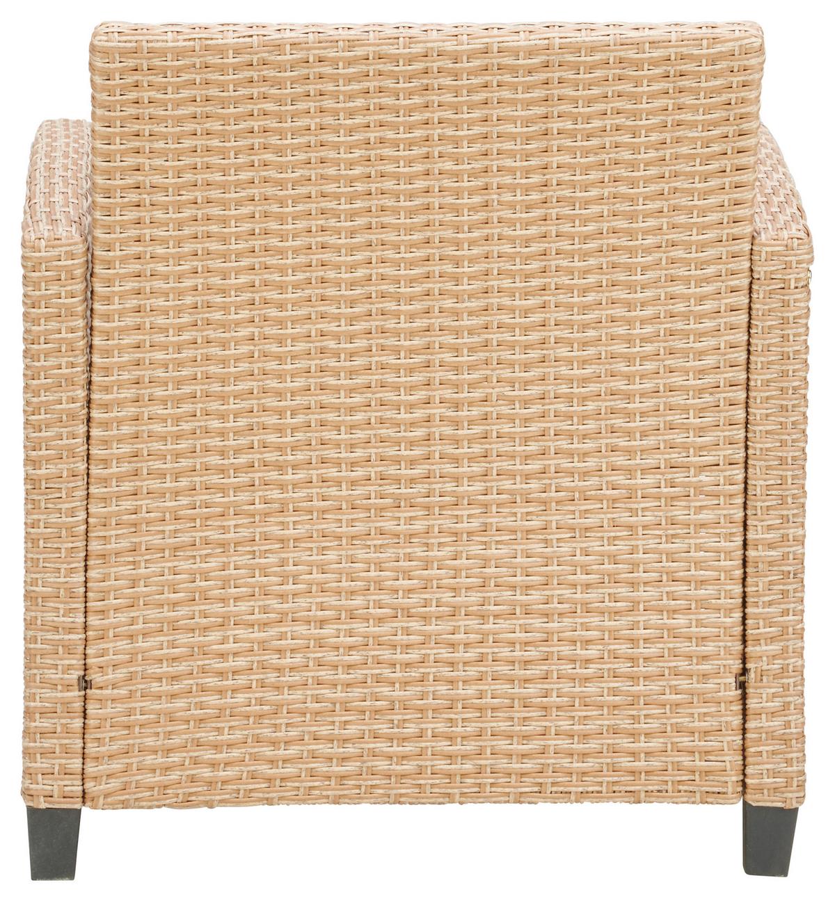 Lounge Garnitura Porto-multi, Svetlo Rjava, 6-Delni Set - svetlo rjava/siva, Moderno, umetna masa/tekstil (190/237cm) - Beldano