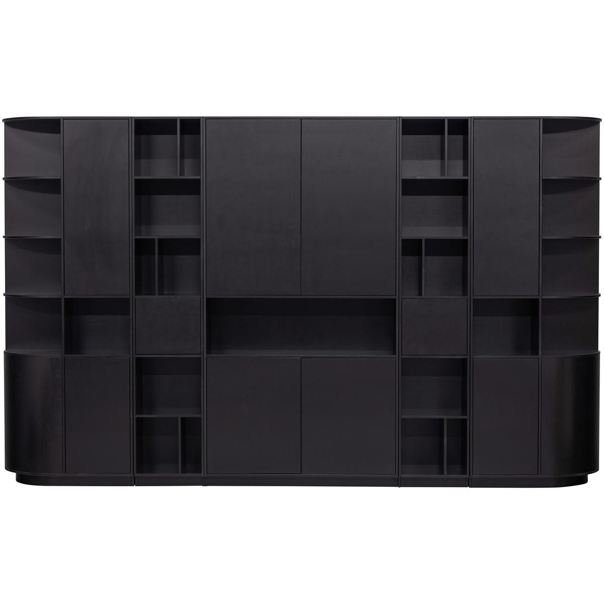 Buffet Finca Schwarz - Schwarz, Design, Holz (40/210/40cm) - Livetastic