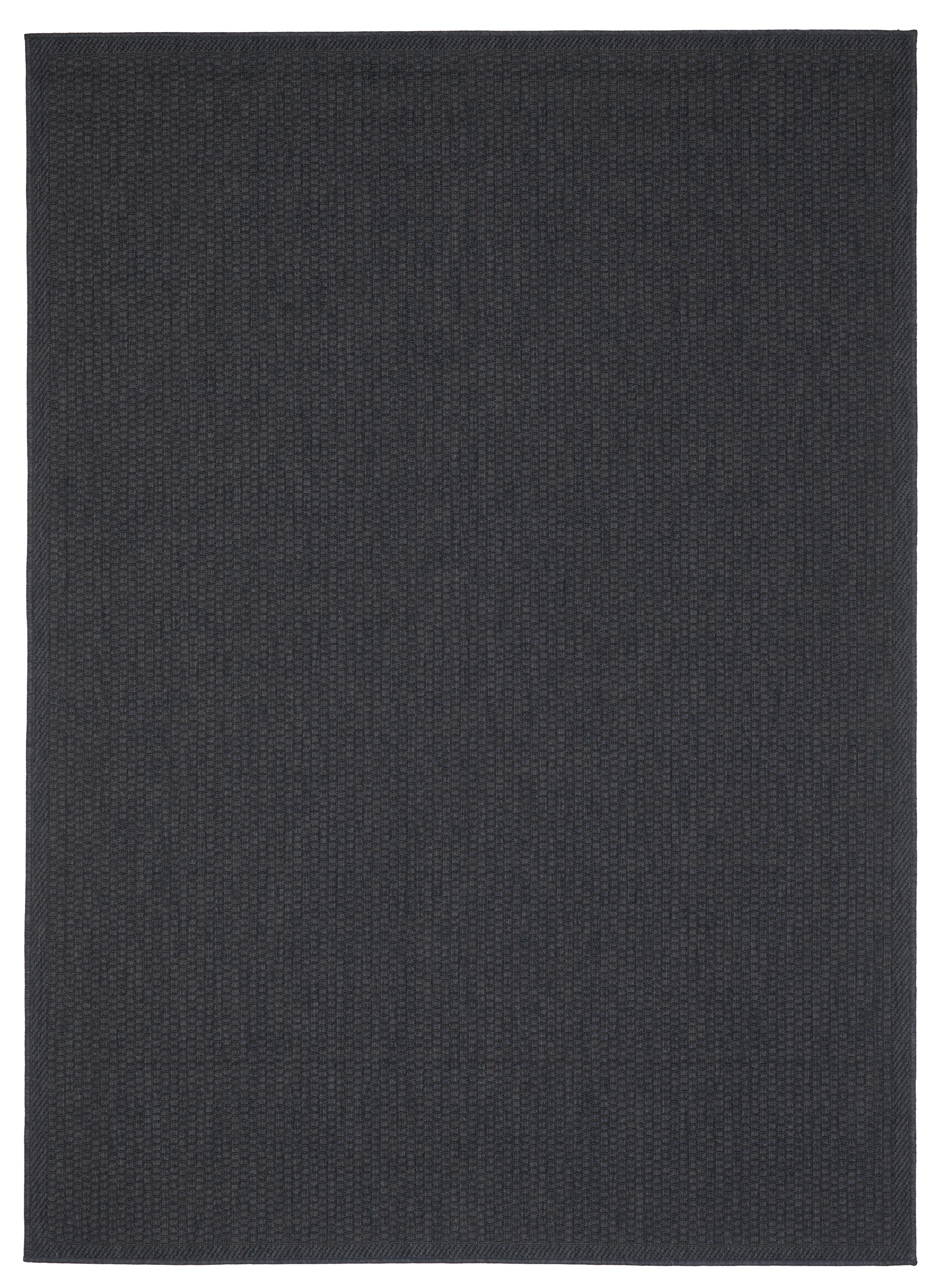 Flachwebteppich Toronto 3 Anthrazit ca. 160x230cm - Anthrazit, MODERN, Textil (160/230cm) - Mömax