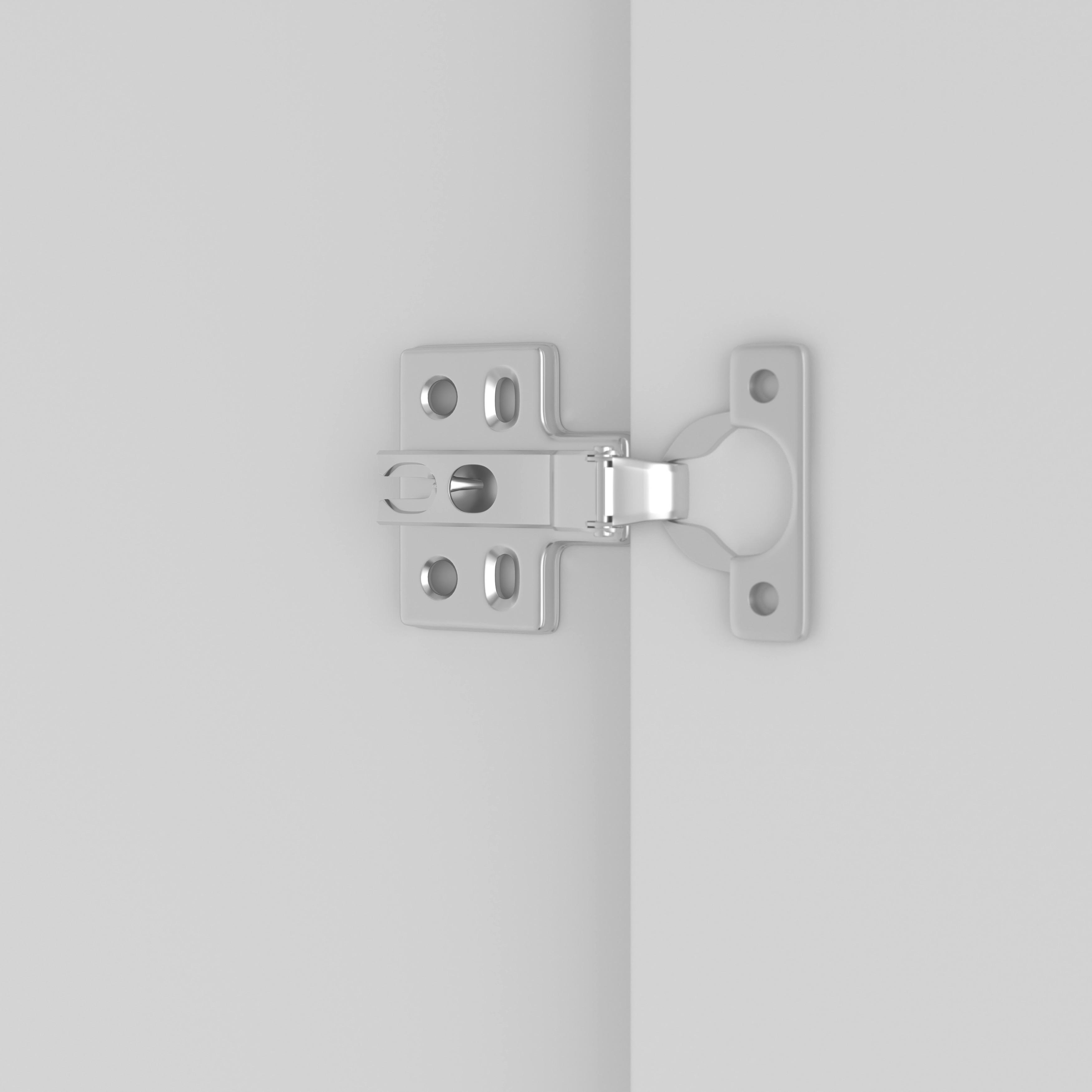 GARDEROB ALEX - vit, Modern, metall/trämaterial (151/223/60cm) - Bessagi Home