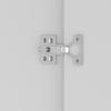 GARDEROB ALEX - vit, Modern, metall/trämaterial (151/223/60cm) - Bessagi Home