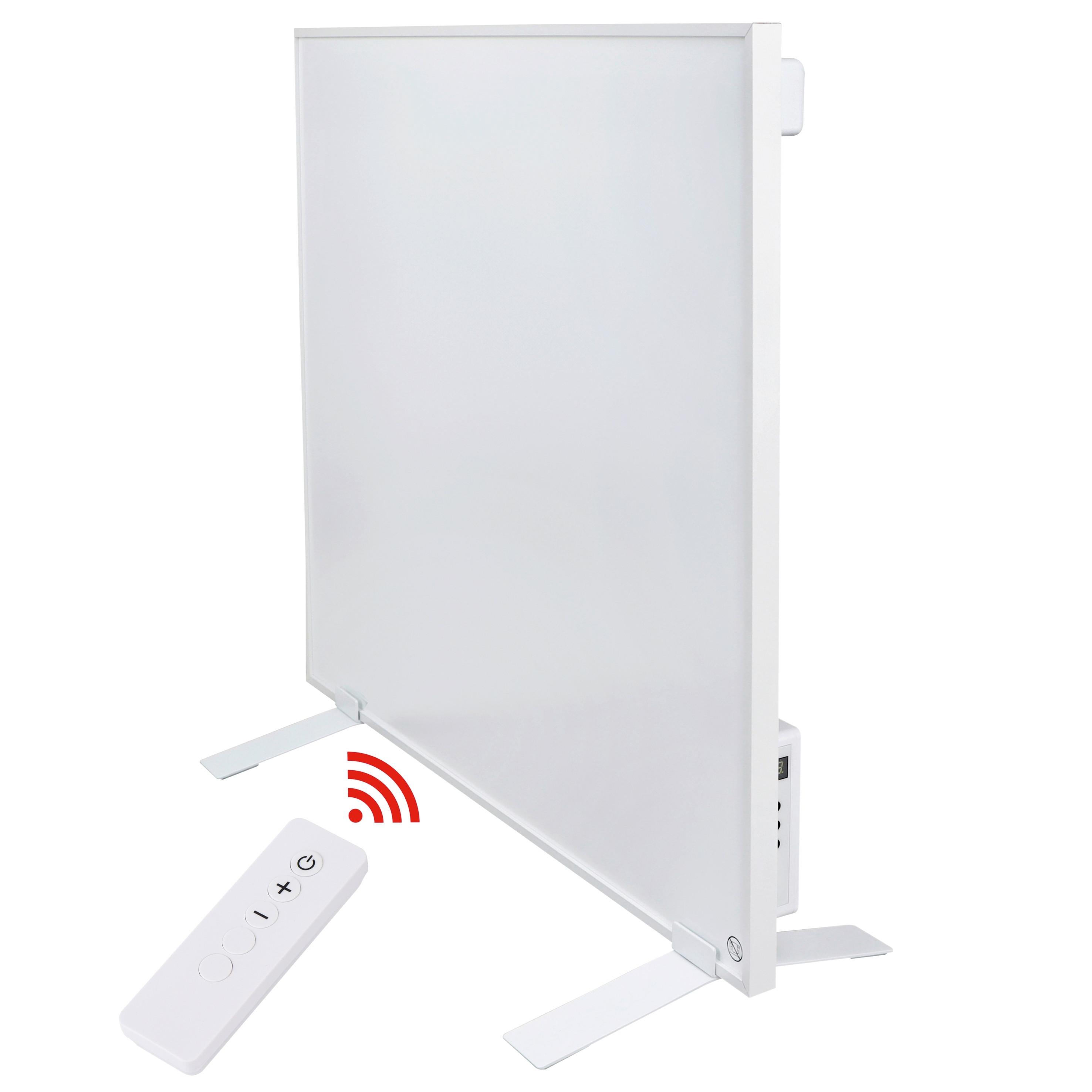 Infrarot-Heizpaneel Weiß max. 500 Watt - Weiß, Basics, Kunststoff/Metall (700/60/5cm)