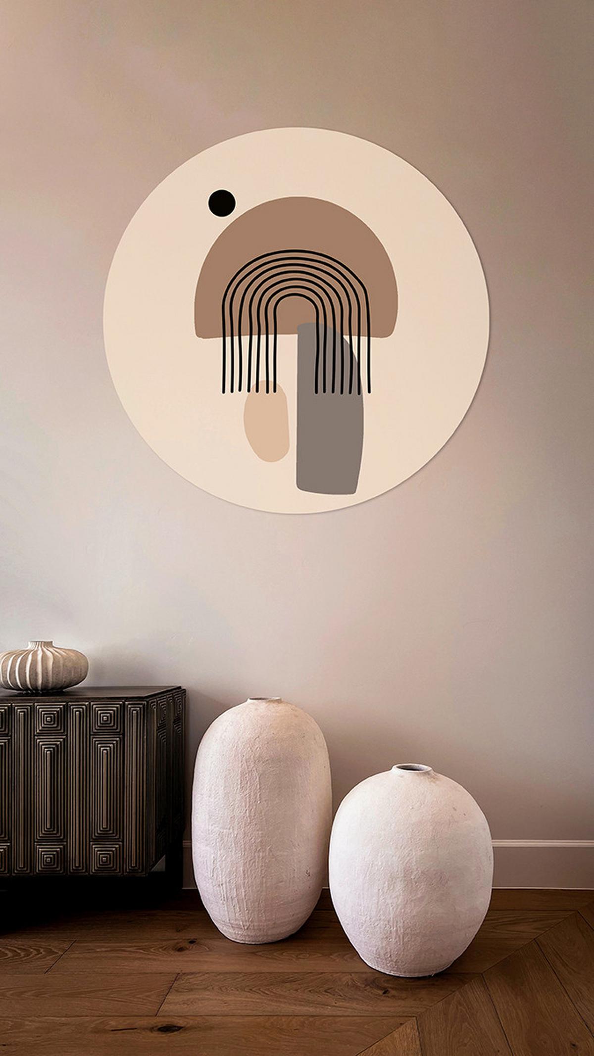 METALLBILD ABSTRACT GEOMETRIC DESIGN - Basics, Metall (100/0.3/0.3cm)