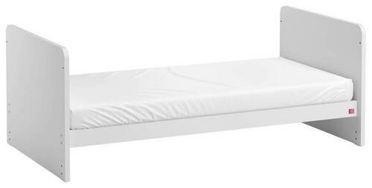Otroška Posteljica Leaf, Bela, Hrast, 70x140 - bela, Moderno (70/140cm) - Modern Living