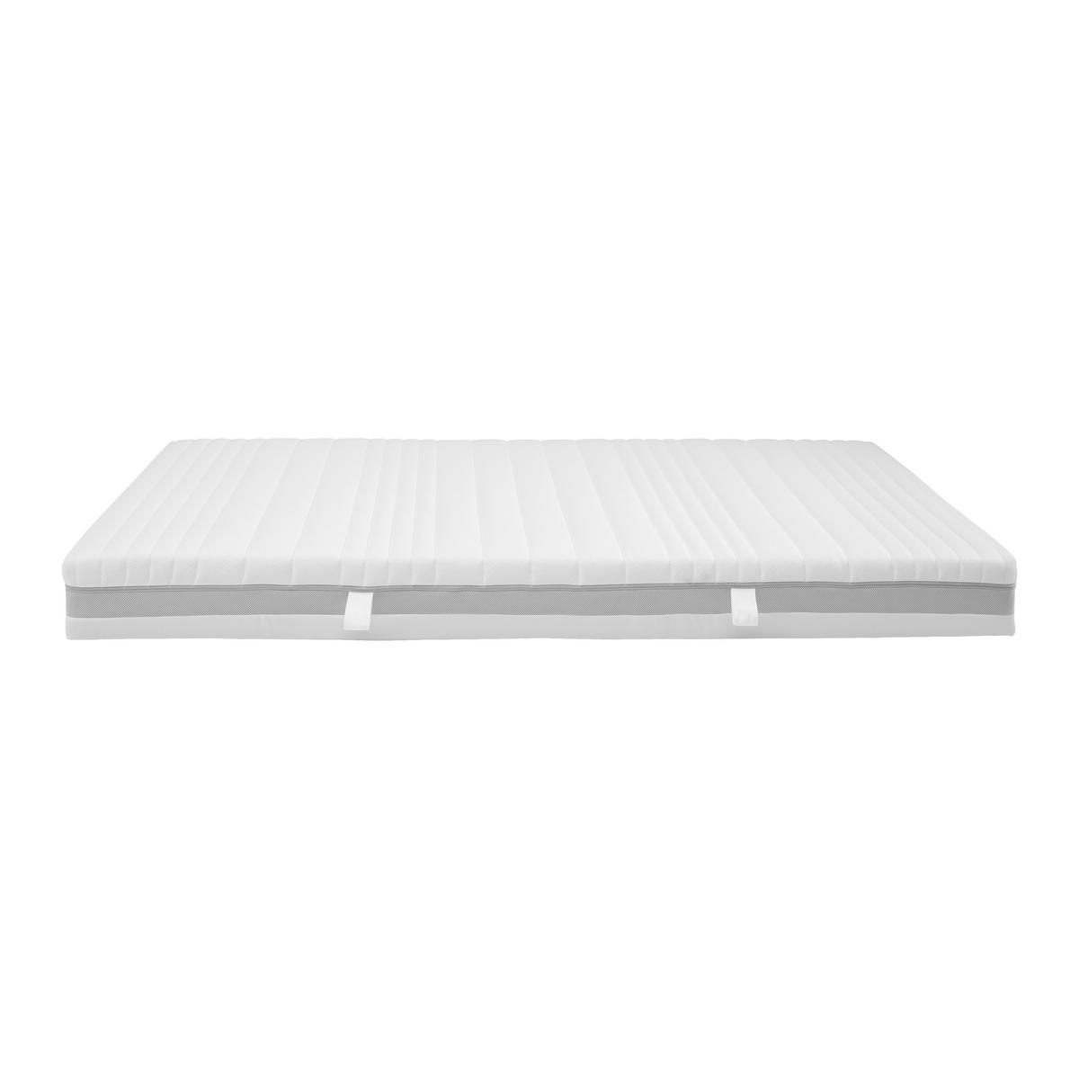 Taschenfederkernmatratze H3 ca. 90x200cm - Weiß, KONVENTIONELL, Textil (90/200cm) - Premium Living