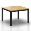 LOUNGEGRUPP ARIANNA - svart/cremefärgad, Modern, metall/textil (146/76/75cm) - Bessagi Garden