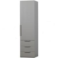 DREHTÜRENSCHRANK Rens, Grau B: 55 cm - Grau, Design, Holz (55/210/58cm) - Livetastic