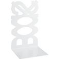 Buchstütze aus Metall - Weiß, Metall (12/21/11cm) - MÖMAX modern living