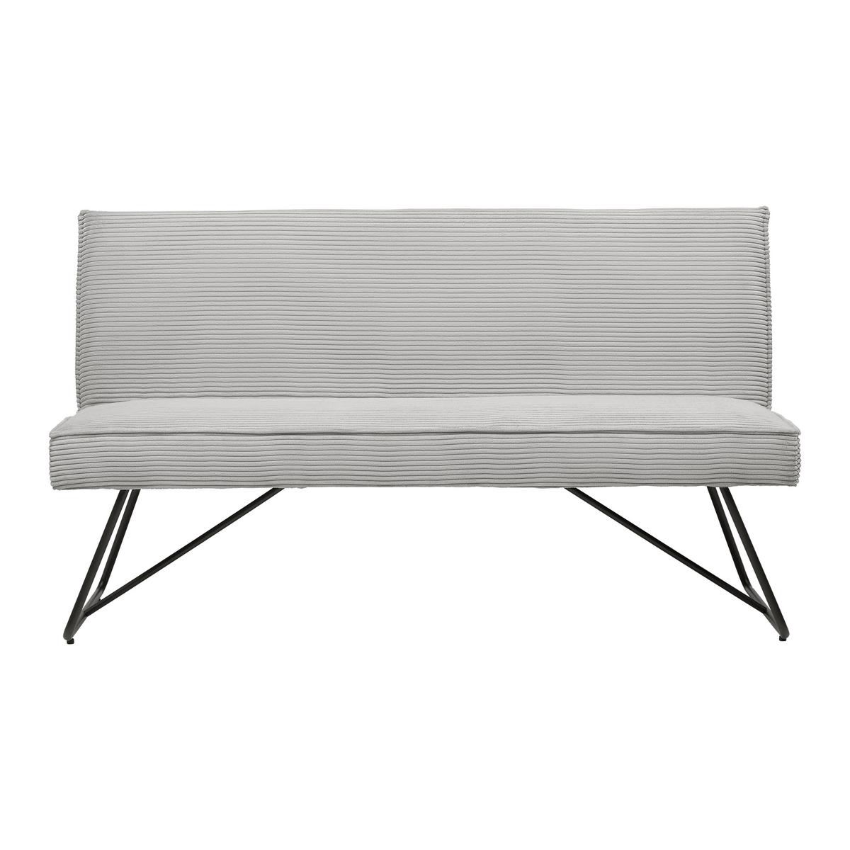 Ülőpad Cora - fekete/szürke, Modern, textil/fém - Mömax