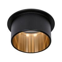 Deckenleuchte Coin Gil in Schwarz/Goldfarben max. 6 W - Goldfarben/Schwarz, Basics, Metall (6,8cm) - Paulmann