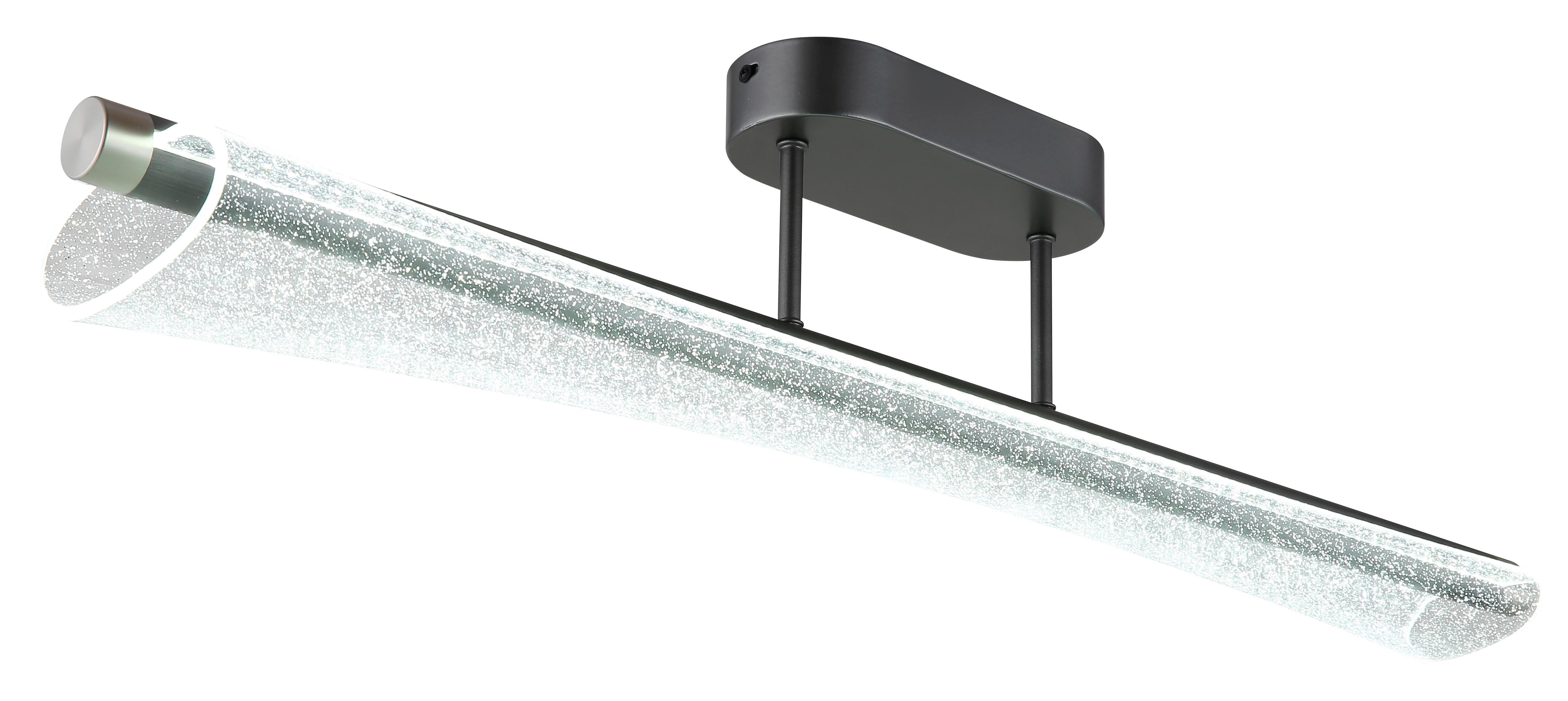 Led Mennyezeti Lámpa 68256d Malinda - nikkelszínű/antracit, Design, műanyag/fém (81/12/19cm) - Globo