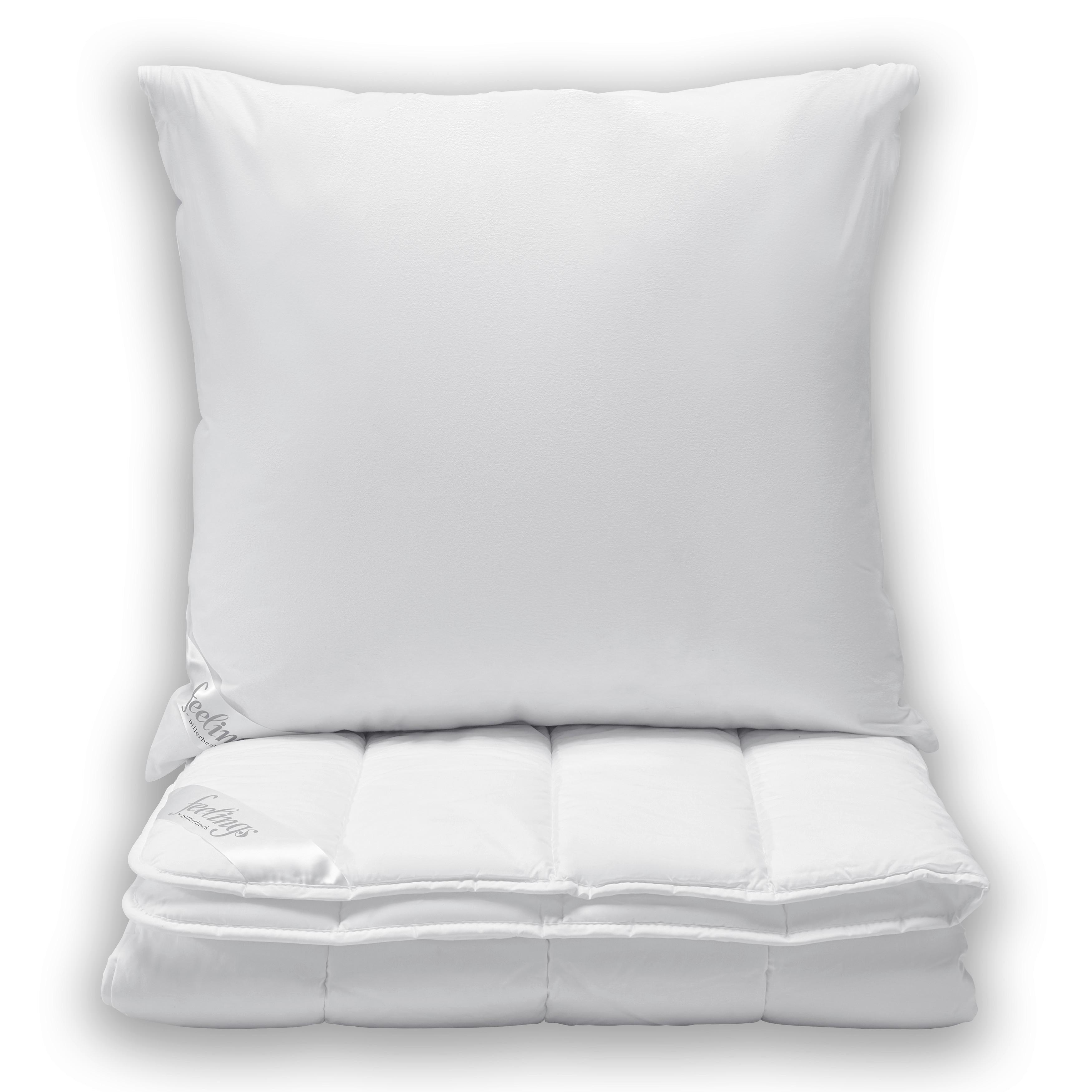 Bettenset Emotion Weiß ca. 135x200cm - Weiß (80x80/135x200cm) - Billerbeck