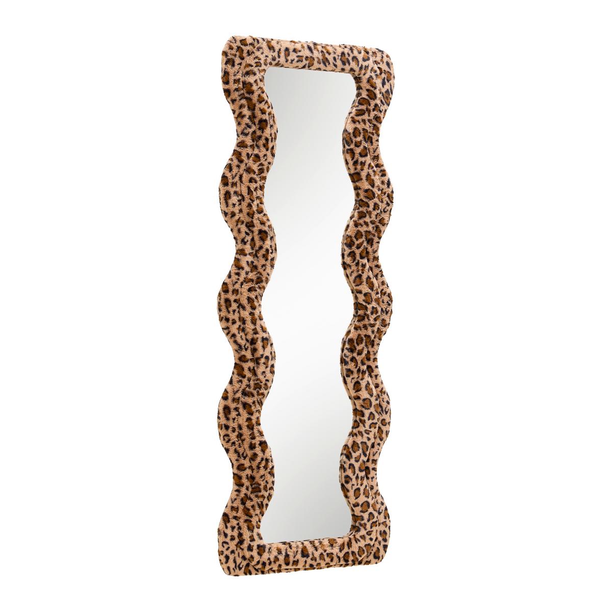 Suki Ogledalo - smeđa, Romantično / ladanjski, staklo/drvni materijal (60/160/4cm) - Premium Living