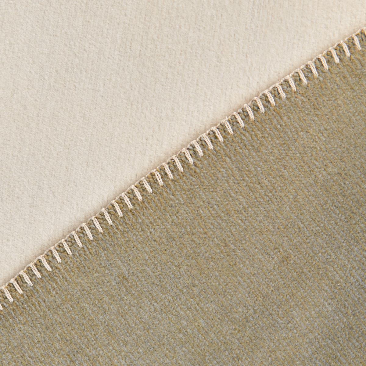 KOC DOMOWY JOOP! MELANGE-DOUBLEFACE - kolor naturalny/oliwkowa zieleń, Design, tkanina (150/200cm) - Joop!