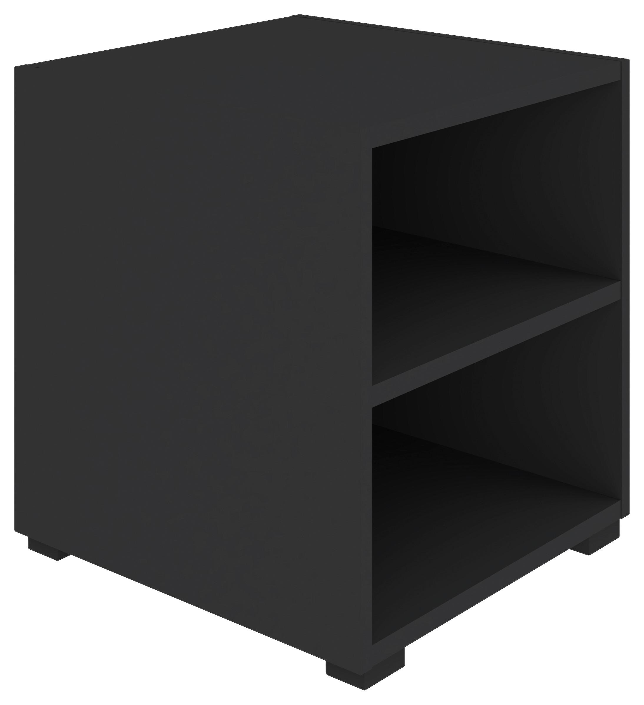 Regal Unit Antracit Barve - črna/antracit, Moderno, leseni material (45,6/44,8/40cm) - Based