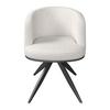 STOL MED ARMSTÖD NELA - grå/svart, Modern, metall/trä (62/77/62cm) - Bessagi Home