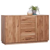 Kommode in Eichefarben teilmassiv - Eichefarben, KONVENTIONELL, Holz/Holzwerkstoff (150/89/45cm) - ecoTree