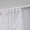 Perdea Cu Bride Claudia - roz aprins/alb, Romantik / Landhaus, textil (140/245cm) - Modern Living