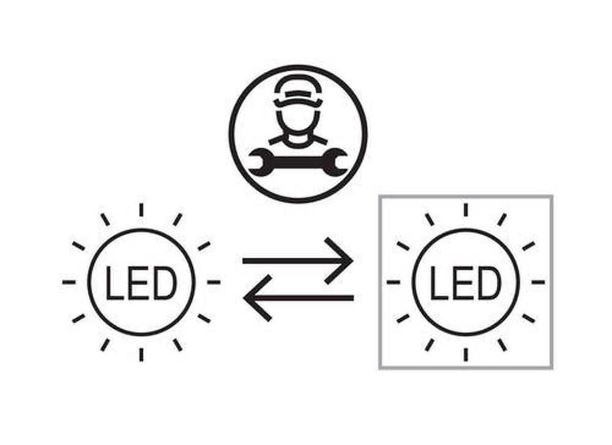LED-Schreibtischleuchte Berletta Dunkelgrau max.12Watt - Dunkelgrau/Opal, Design, Kunststoff/Metall (57,5/37/53cm) - Globo