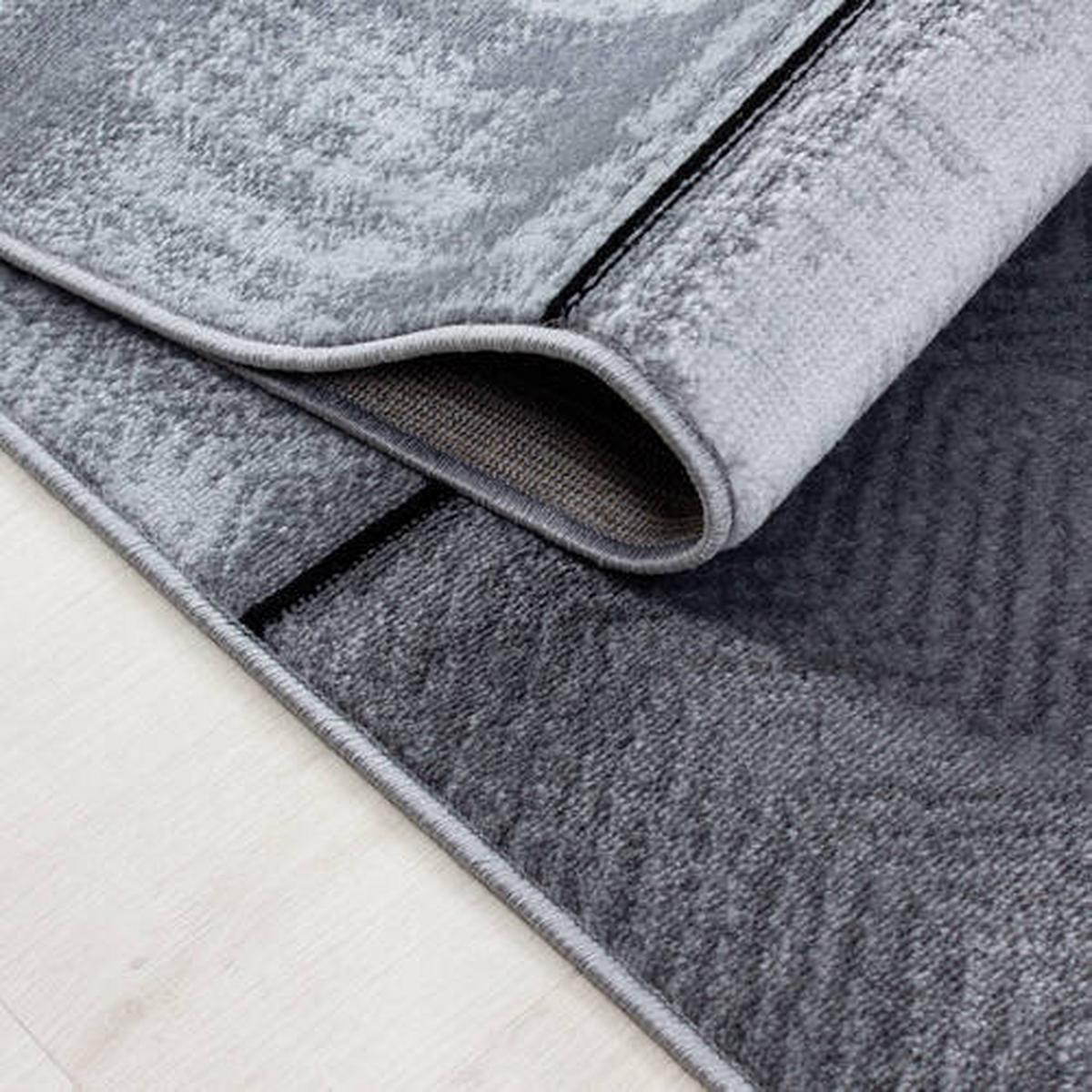 Webteppich Plus Schwarz ca. 240x340cm - Schwarz, Basics, Textil (240/340cm) - Novel