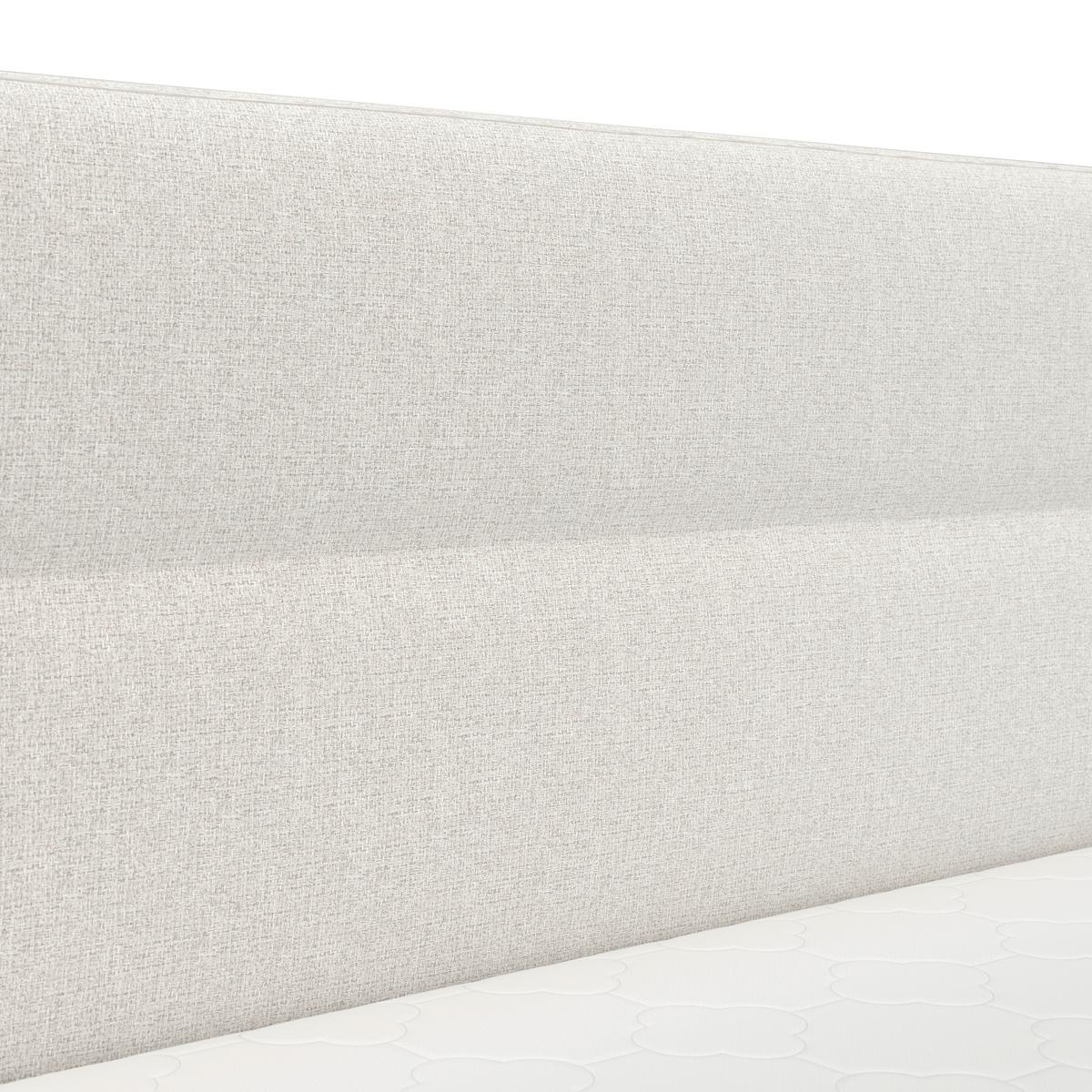 Postelja Z Vzmetnico Marco, 160x200, Krem Barve - črna/krem barve, Moderno, umetna masa/tekstil (160/200cm) - Bessagi Home