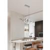 LED-HÄNGLAMPA LINA - kromfärg/nickelfärgad, Modern, metall/plast (80/20/120cm) - Mömax