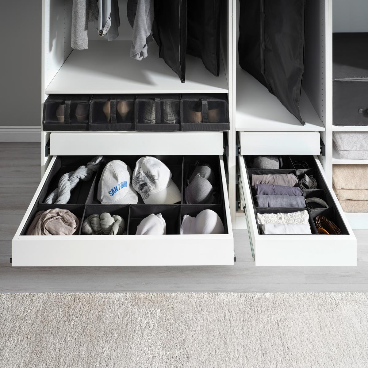 Predalnik Unit - L -Ext- - siva, Konvencionalno, umetna masa/tekstil (79,7/43,2/10,5cm) - Modern Living