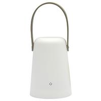 LED-Laterne Lydia Weiß max. 0,06 Watt - Weiß, Kunststoff (10,5/14cm) - Based