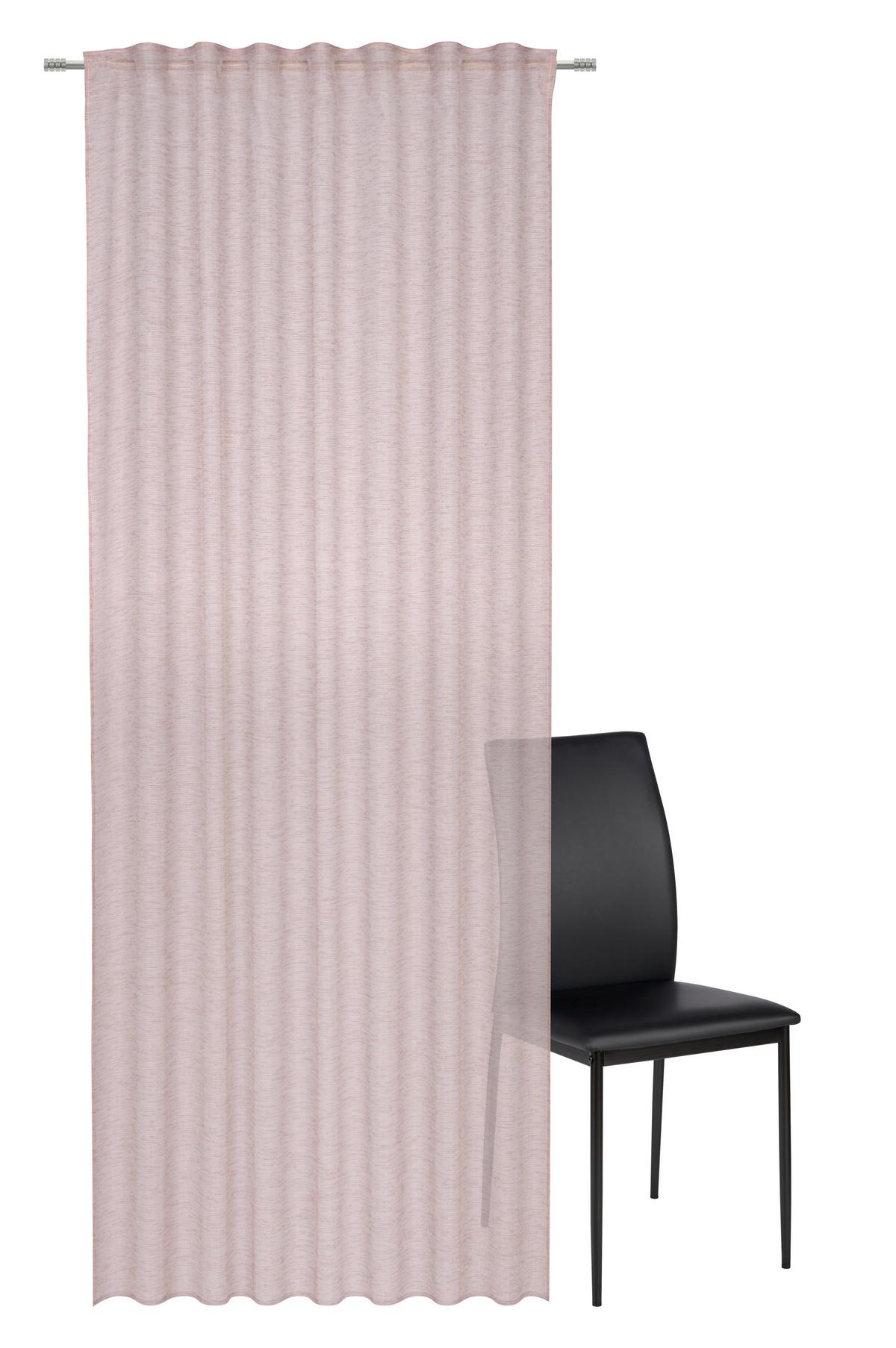 ZASŁONA GOTOWA MOLA - różowy, Basics, tkanina (140/245cm) - Esposa