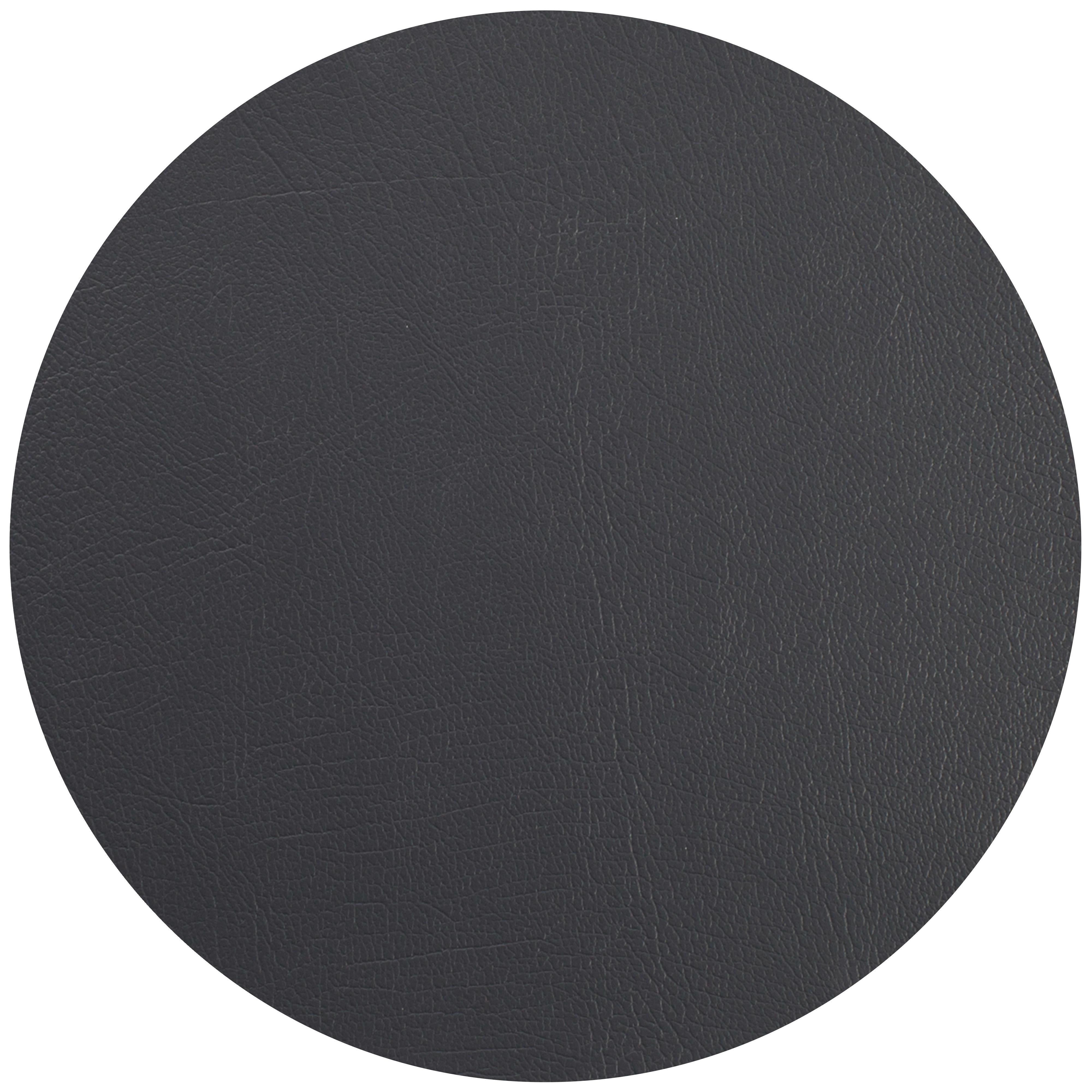 Alátét Jette - antracit, bőr (10cm) - Premium Living