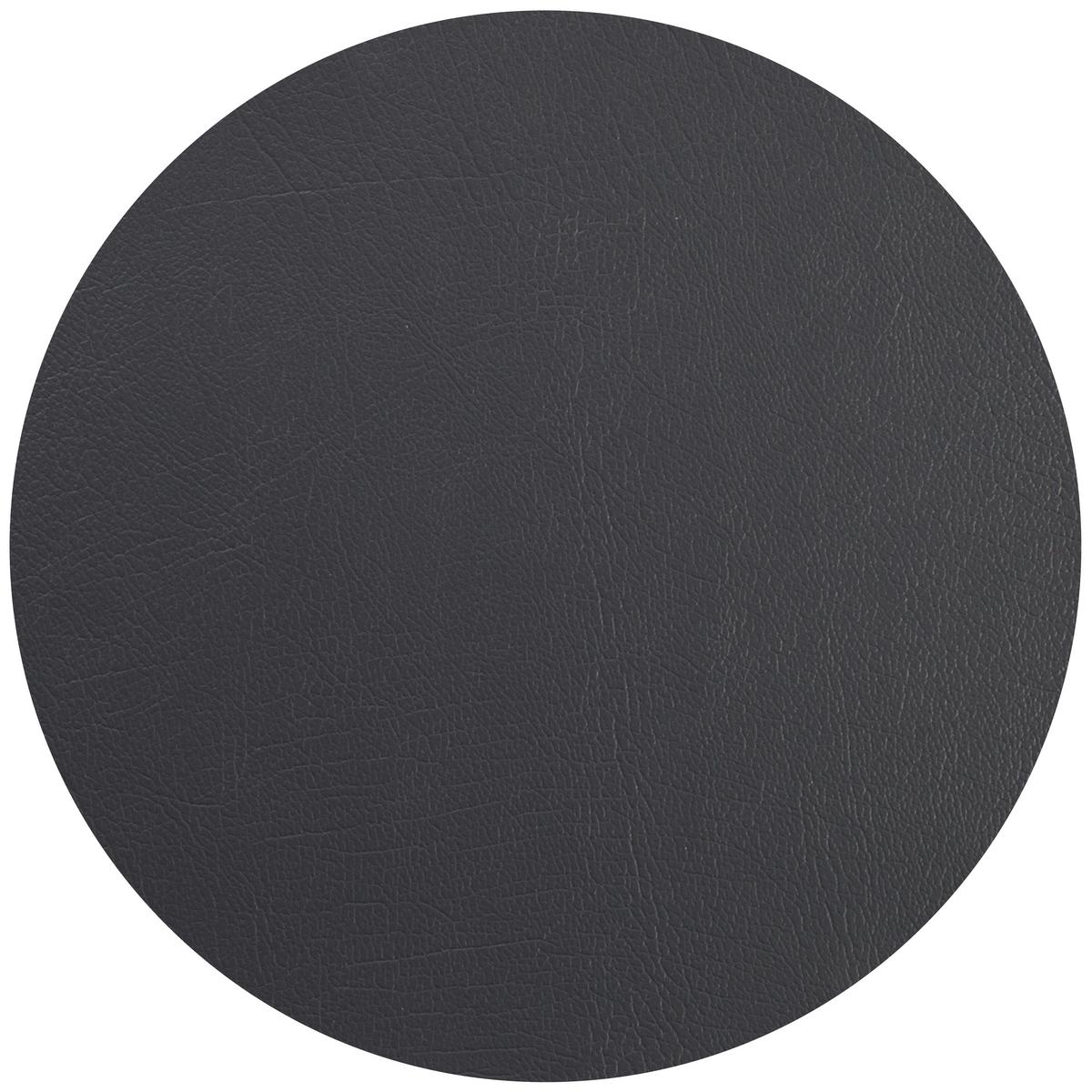 Alátét Jette - antracit, bőr (10cm) - Premium Living