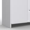 KINDERREK ELIO - Wit, Modern, Houtcomposiet (95/76/39cm) - Bessagi Kids