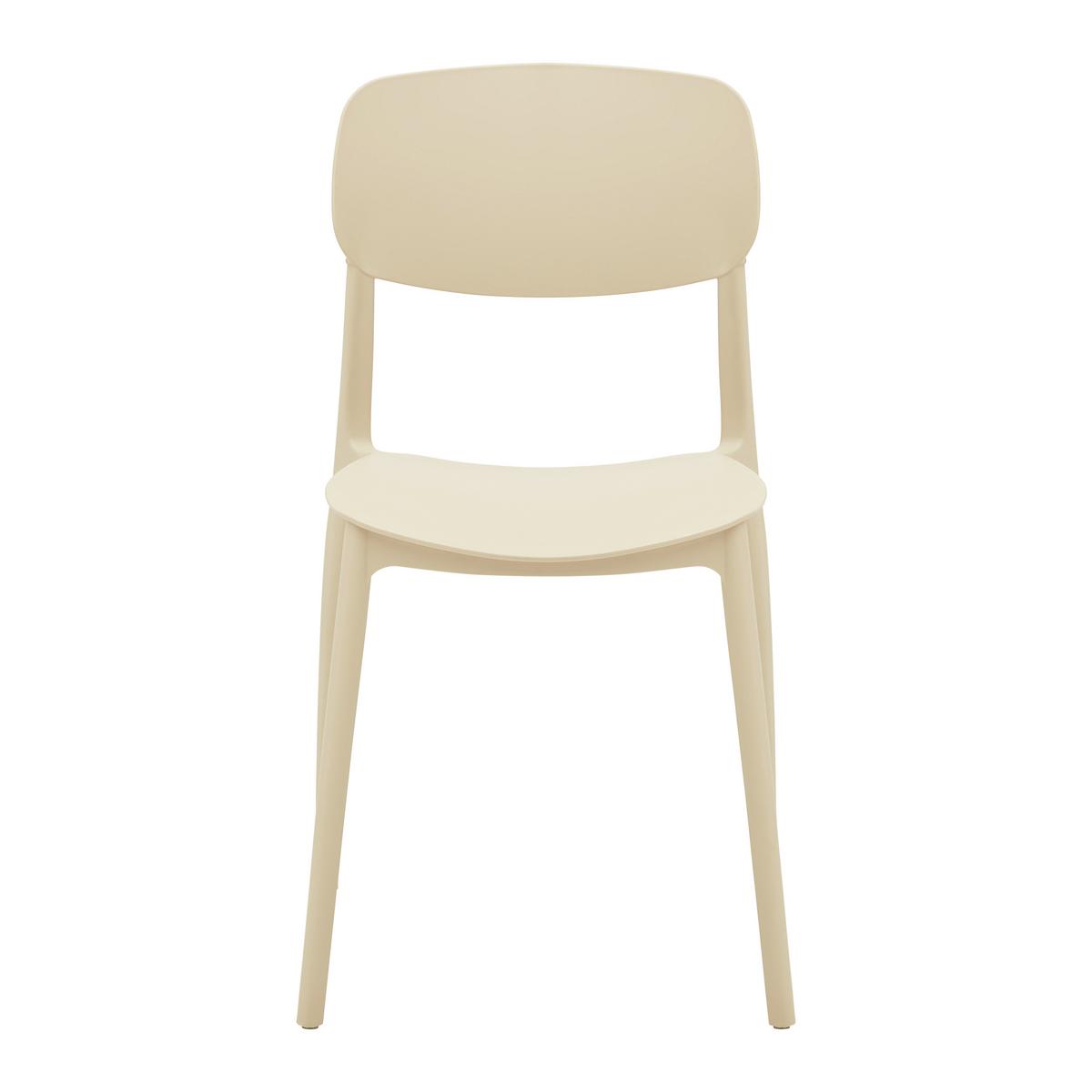 Stuhl Jiri Beige - Beige, MODERN, Kunststoff (44/78/49cm) - Based