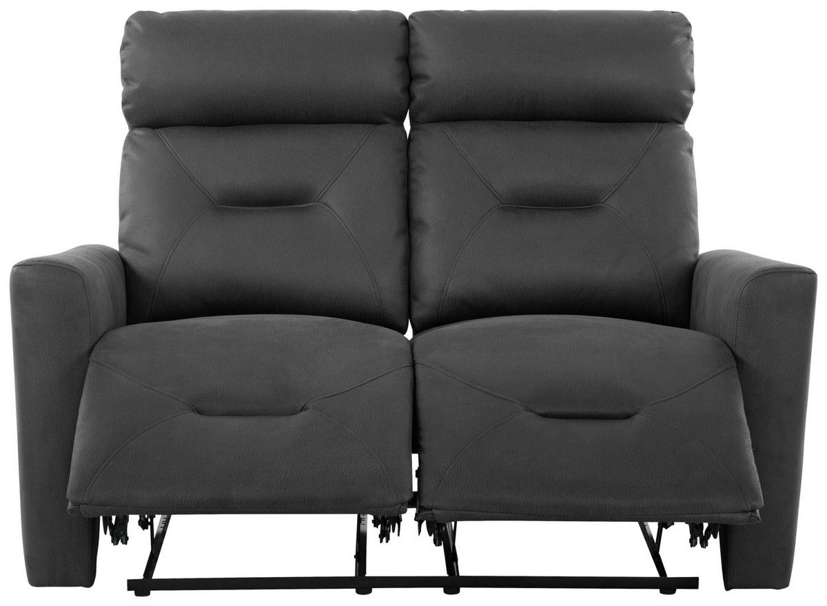 Dvosed Aureli, Črna - črna, Basics, kovina/tekstil (134,5/102,5/92,5cm) - Livetastic