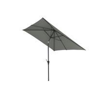 Sonnenschirm Anthrazit/ Olivgrün ca. 250x238x200 cm - Anthrazit/Olivgrün, KONVENTIONELL, Textil/Metall (250/200cm) - Siena Garden