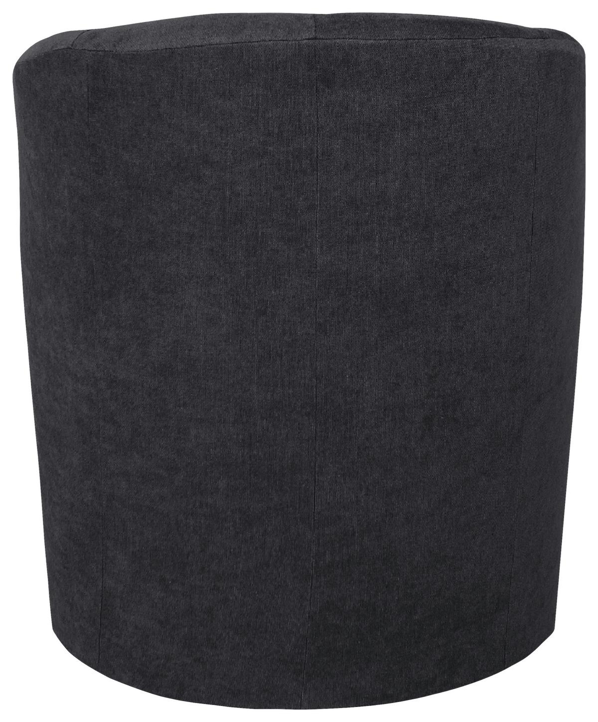 FOTEL TOMI - antracytowy/czarny, Konventionell, tworzywo sztuczne/tkanina (68/78/65cm) - Boxxx