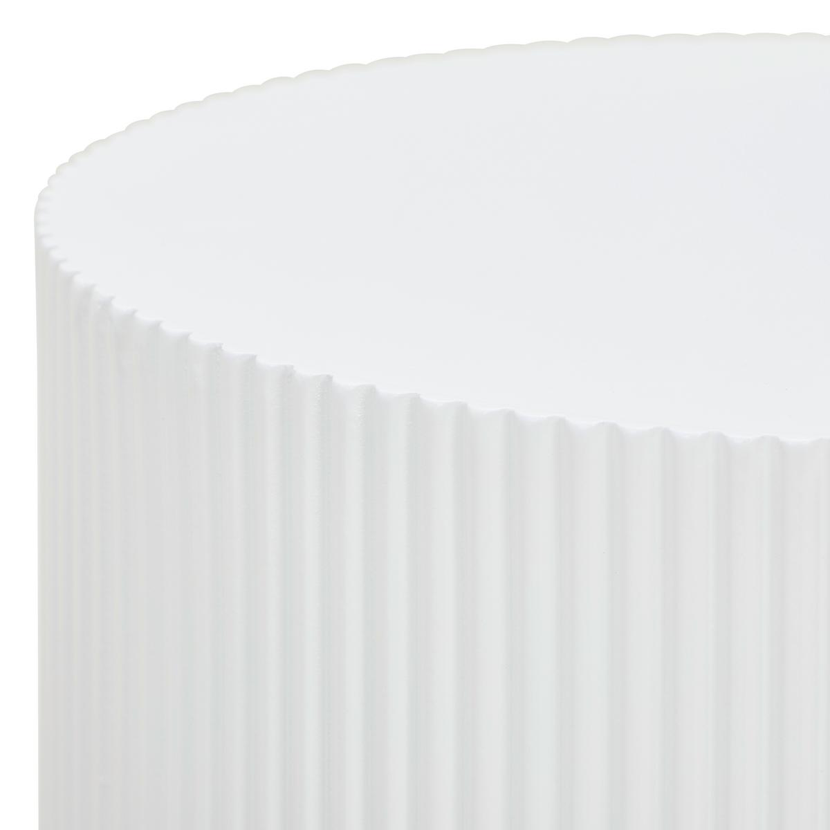 ZESTAW STOLIKÓW BOCZNYCH SELINA - czarny/biały, Trend, materiał drewnopochodny (32,5-40/32,5-40/40-46cm) - Xora