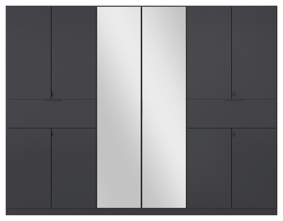 Ormar S Klasičnim Vratima Ticao - siva/srebrne boje, Moderno, drvni materijal/metal (271/210/54cm) - Modern Living