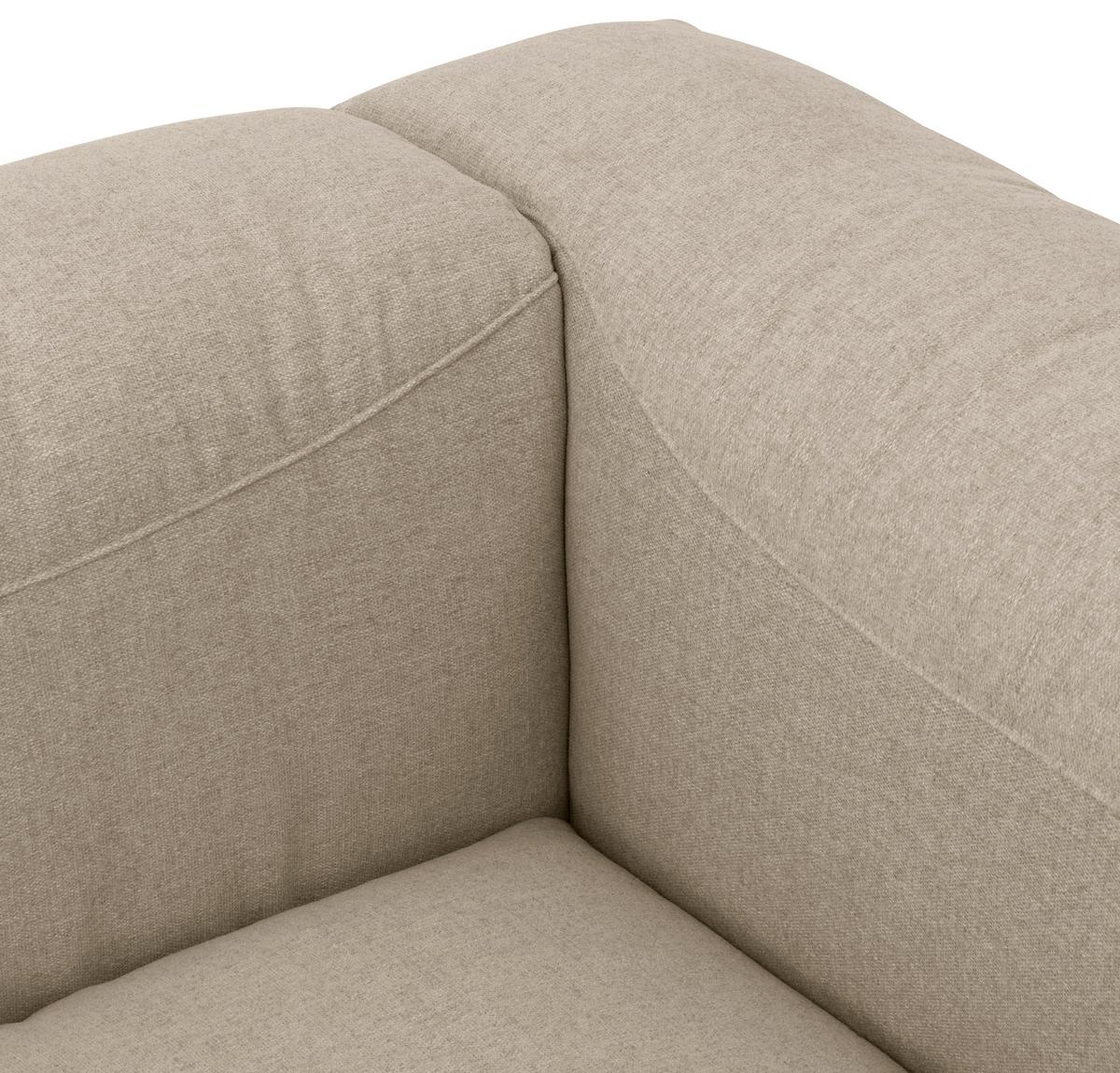 ECKSOFA LENA - Creme, Design, Kunststoff/Textil (275/160cm) - Max Winzer