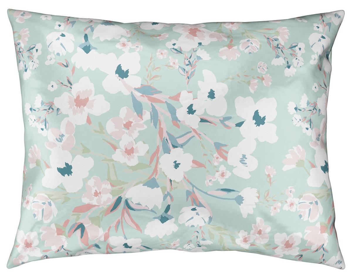 BETTWÄSCHESET UTE - Grün, Romantik / Landhaus, Textil (160/210cm) - Modern Living