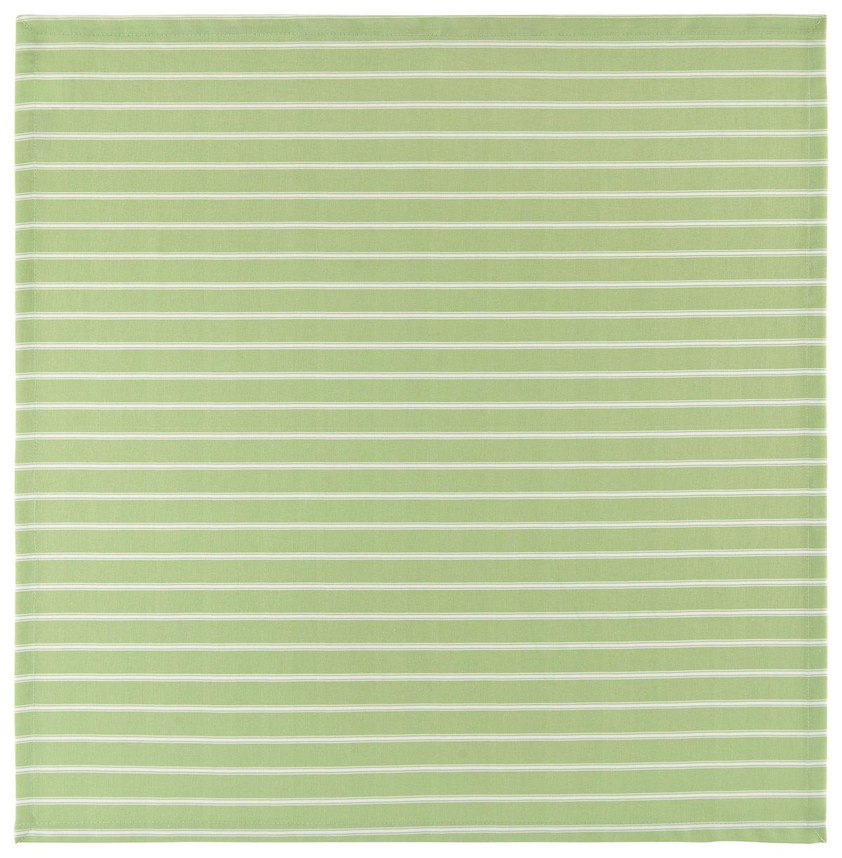 Stolnjak Steffi - bijela/zelena, Konvencionalno, tekstil (80/80cm) - Mary's